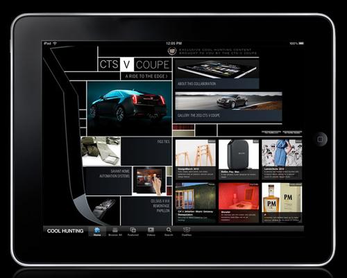 Cadillac CTS Coupe Dentro de tu iPad 1