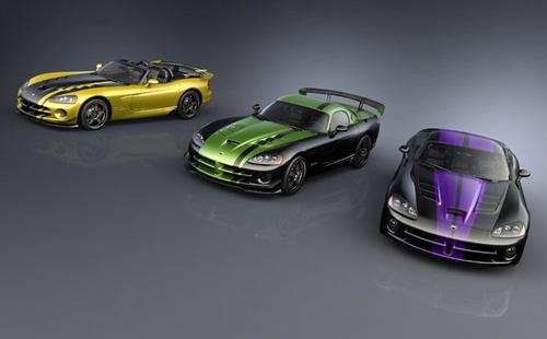 Tres Ediciones Especiales para el Dodge Viper 1
