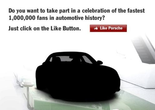 Porsche Celebra a lo Grande Tener 1 Millón de Amigos en Facebook 1